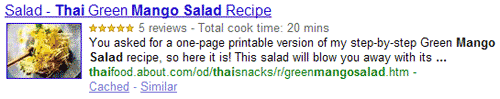 Rich Snippets für Rezepte