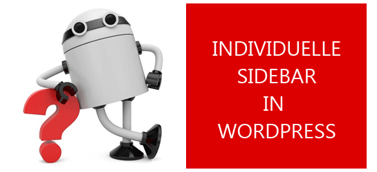 Individuelle Sidebar in WordPress