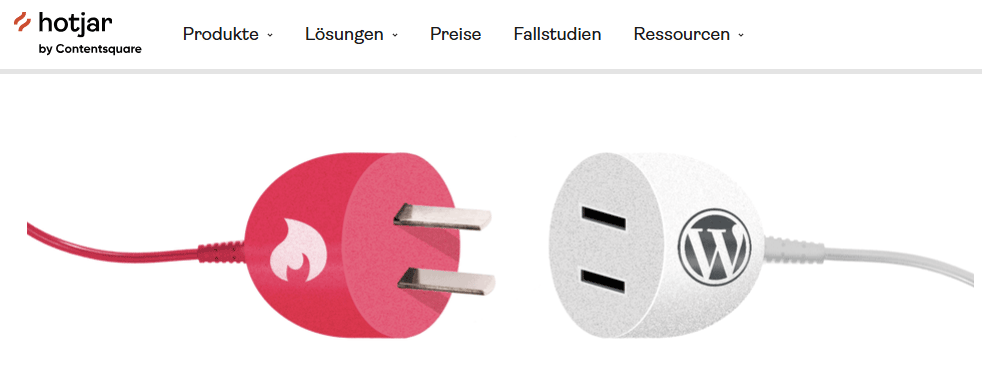 Screenshot der Hotjar Website