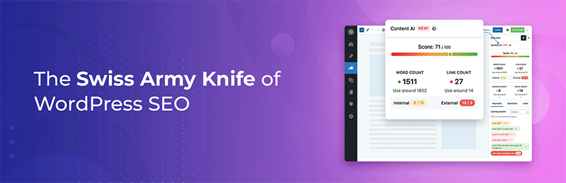 Screenshot des WordPress SEO Plugins Rankmath