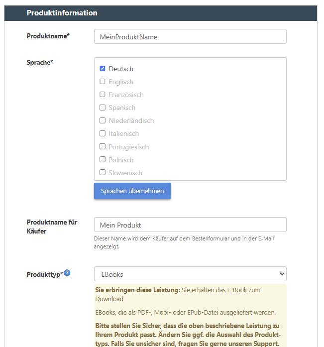 Screenshot Digistore24 Dashboard