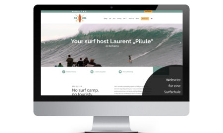 WordPress-Webseite-Surf-Schule