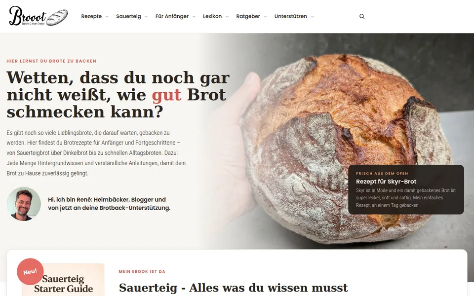brooot.de, Blog rund ums Brotbacken