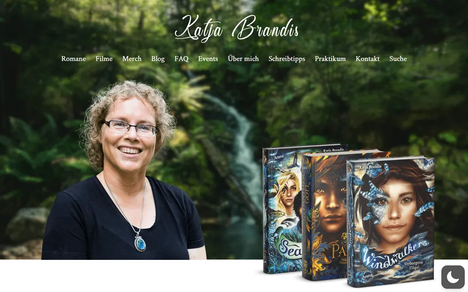 Website von Katja Brandis, Kinder- und Jugendbuchautorin